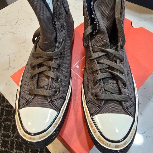 Converse Chuck 70 Gore-Tex High Top Truffle/Black Mens Size 10 A09484C New - Picture 3 of 13
